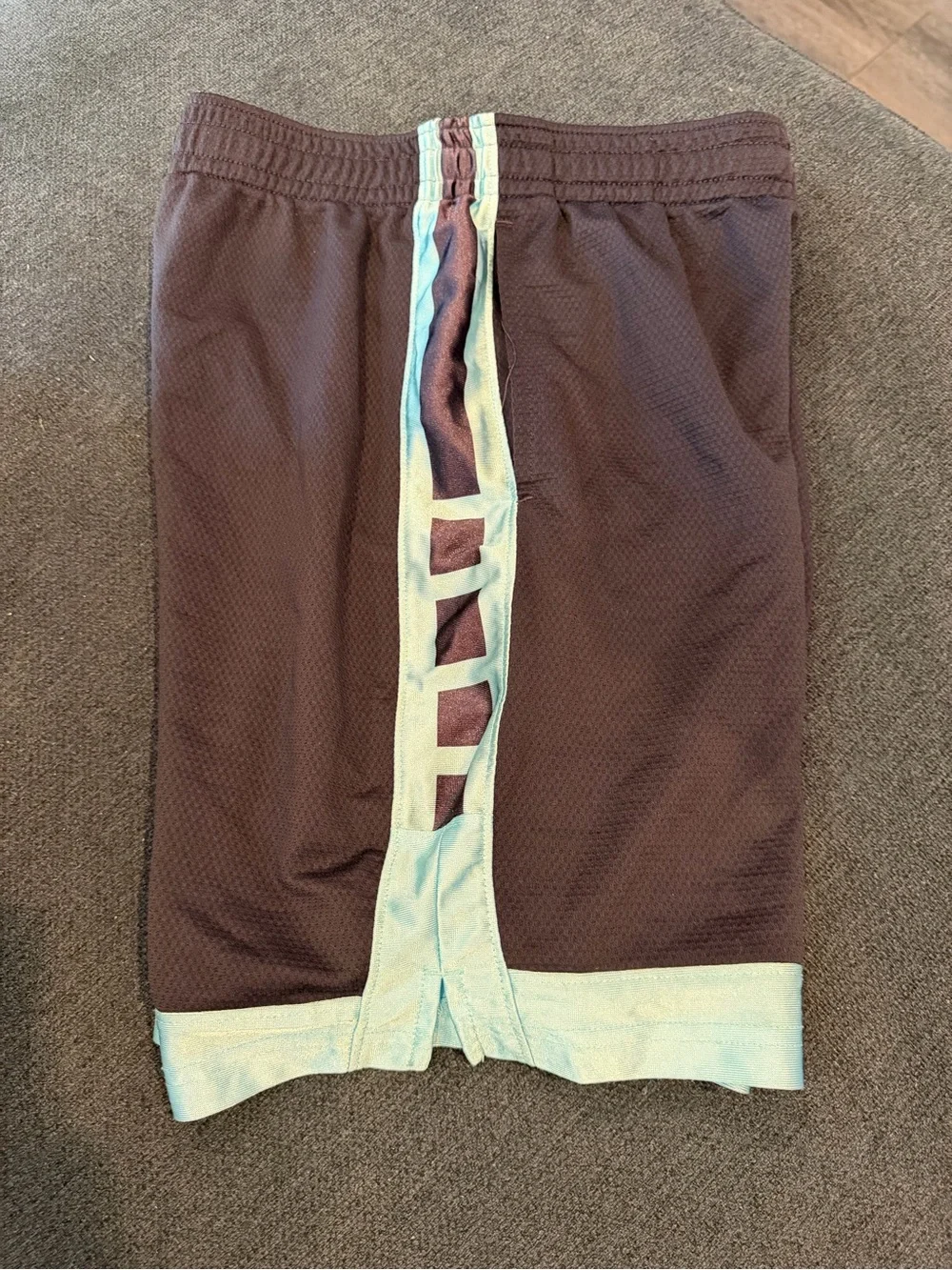 Nike Dri-Fit Navy Athletic Shorts w/ Light Blue Trim & Embroidered Swoosh